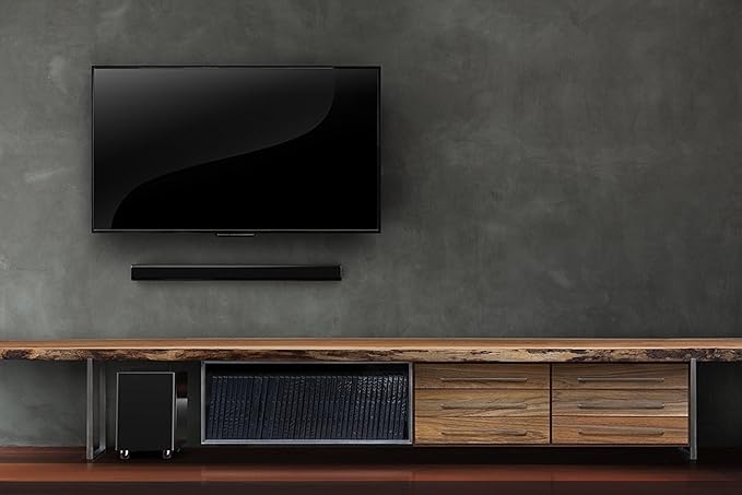 majority 150w tv sound bar wireless subwoofer with bluetooth optical audio