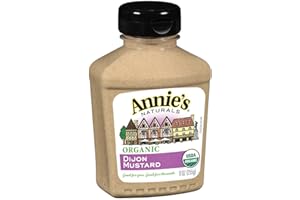 Annie's Homegrown Dijon Mustard, Certified Organic, Gluten Free, Non-GMO, 9 oz (Pack of 6)