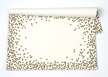 Amazon Com Kitchen Papers Gold Confetti Disposable Paper