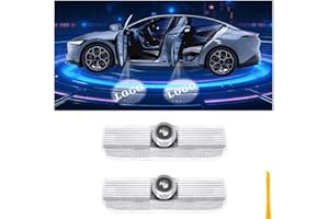LOWEEY Car Door Lights Logo Projector Puddle Lights Compatible with Nissan Altima Maxima Armada Pathfinder Titan Quest Terra Series Accessories, No Fade 4K-HD Car Welcome Lights(2 Pack)