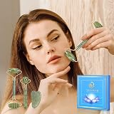 TECHSTR Jade Roller Gua Sha Set - Eye Puffiness & Skin Tightening view 7