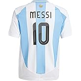 Youth Argentina 24 Lionel Messi Home Jersey (US, Alpha, X-Large, Regular, Blue)