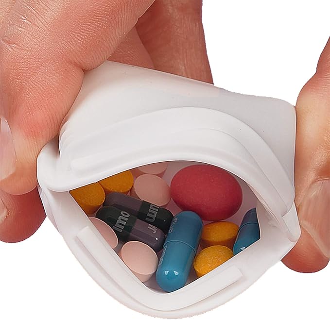Burwells 3 Pill Pouches Tablet Medicine Holder Storage Organiser Pouch