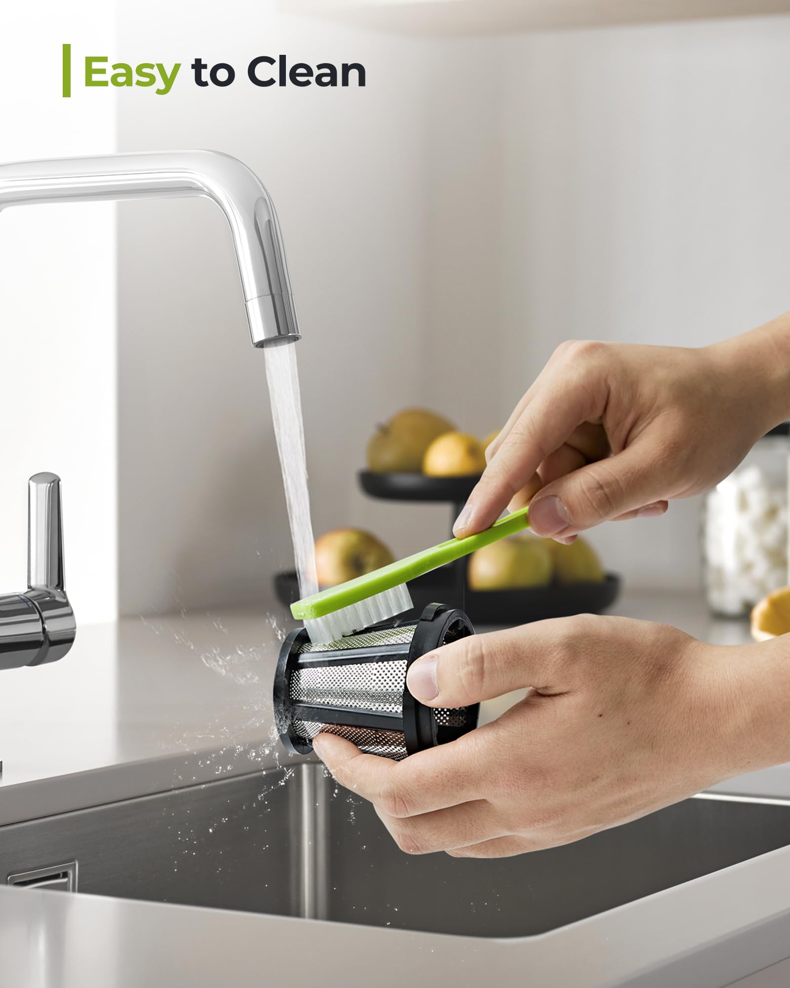 JOCUU ZM1503 Juicer Attachment Kit - Upgrade Aged Juicer to New One with Body, Auger, Filter, Chute,Compatible with JOCUU AMZCHEF Slow Juicer