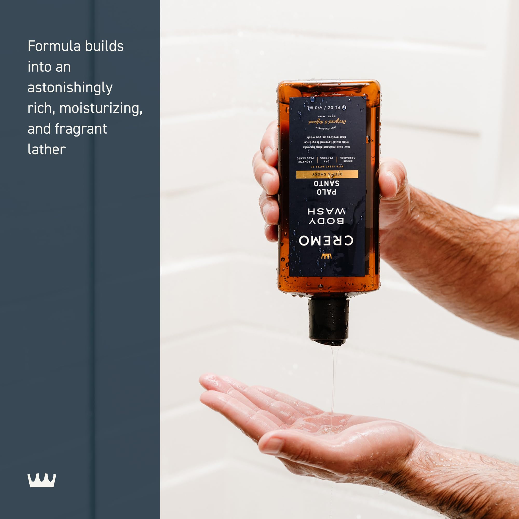 Cremo Palo Santo Body Wash for Men - Woody & Warm - 30ml 4