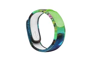 PARA'KITO Mosquito Insect & Bug Protection Wristband - Mosquito Stickers & Bug Spray Alternative - Summer Essentials, Beach Accessories, Hiking & Camping Essentials - Natural Essential Oils (Peacock)