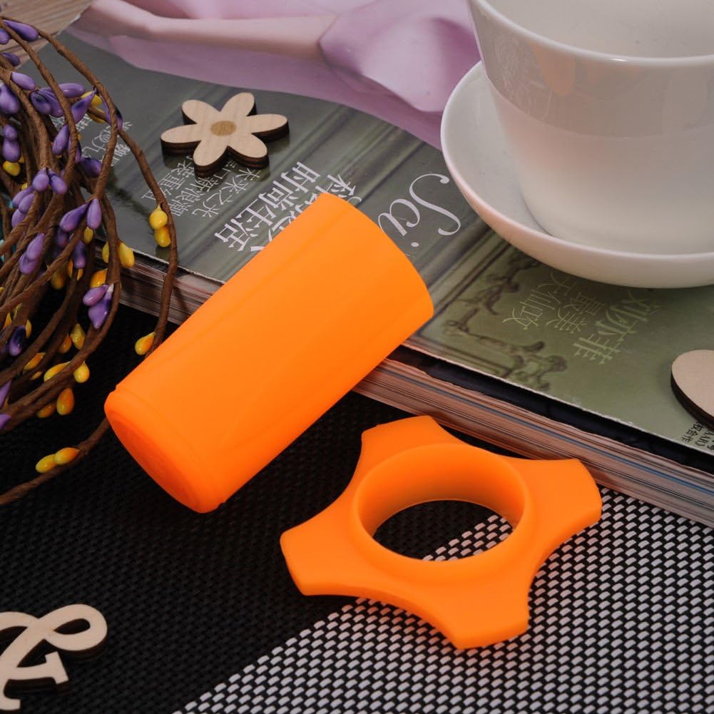 Interesting® Blakc Wireless Microphone Mic Anti-slip Ring Anti-rolling Rubber Handle Protect Cover