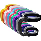 YOUCOX 11 Colors Anti-Slip Adjustable Tumbler Cup Handle Fit 20 Oz to 44 Oz of YETI, RTIC, Ozark Trail, Simple Modern, SIC, SUNWILL, Tervis and More Brand Travel Tumbler Cup Mug NO Brand Limitid Black