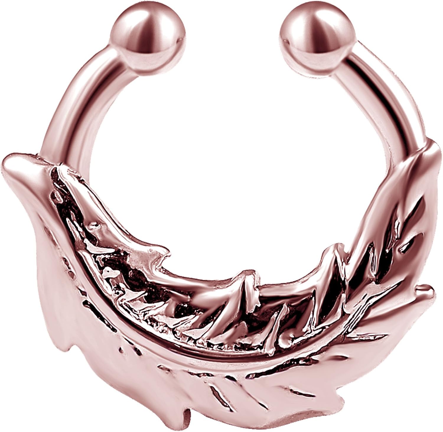 bodyjewellery 5/16 Fake Septum Piercing Jewelry Nose Hoop