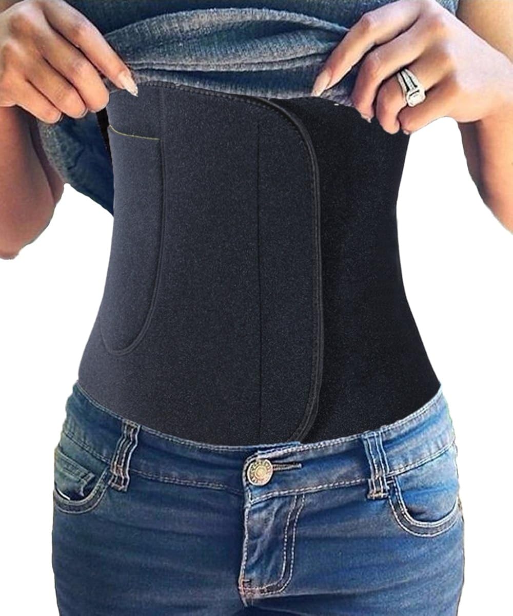 Women's Clothing Neoprene Waist Trimmer Belt Exercise Wrap Slim Burn