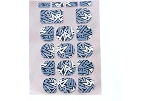 AZERON Button Anti-Slip Grip Tape – Compatible with Compact Gaming Keypad Keys – Upgrade Your Keypad (Black and White)