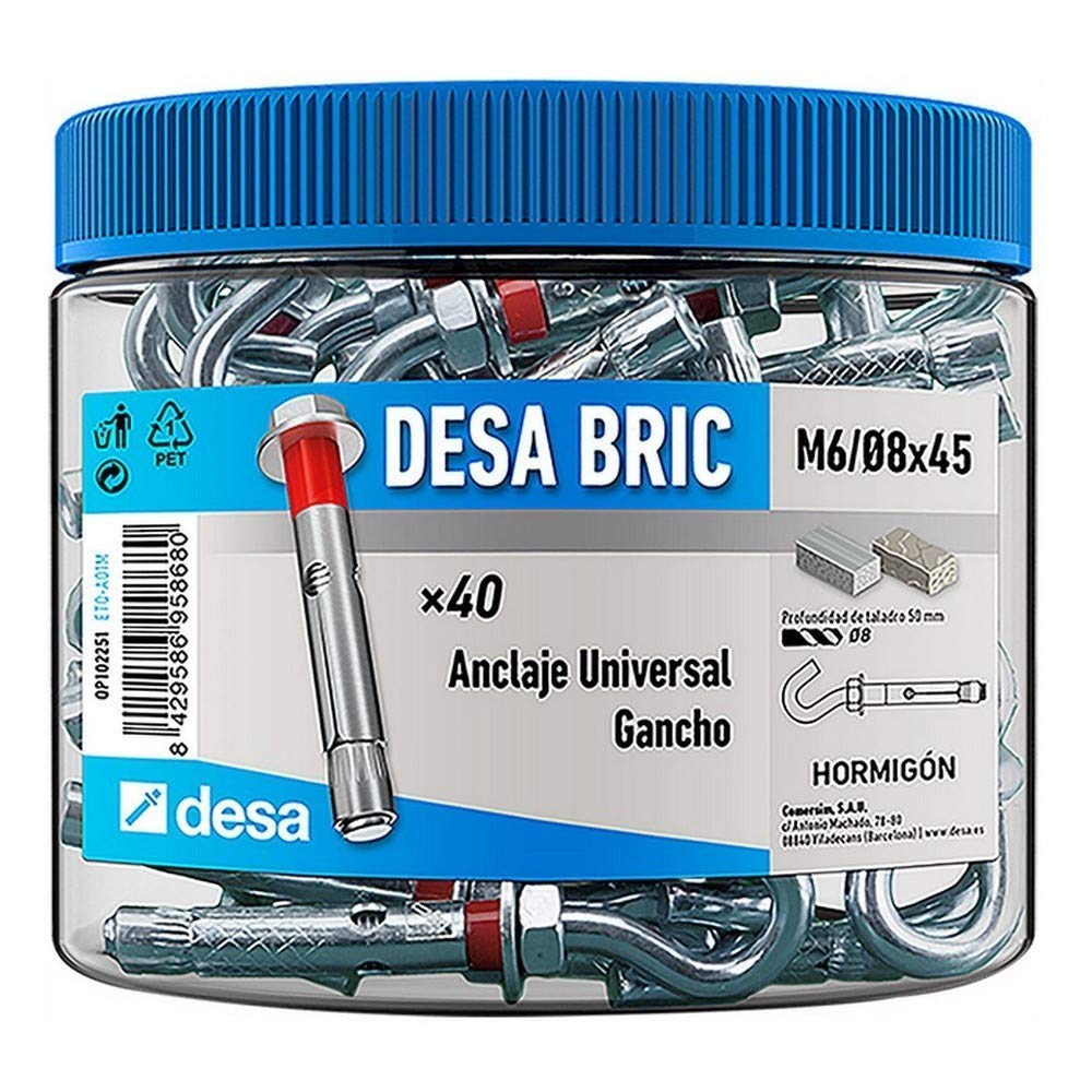 Desa QP102251 BRIC Hook M6/8x45 40u