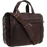 Kenneth Cole REACTION ‘Out of the Bag' Manhattan Colombian Leather 15.6" Laptop Briefcase Travel Business Case Bag