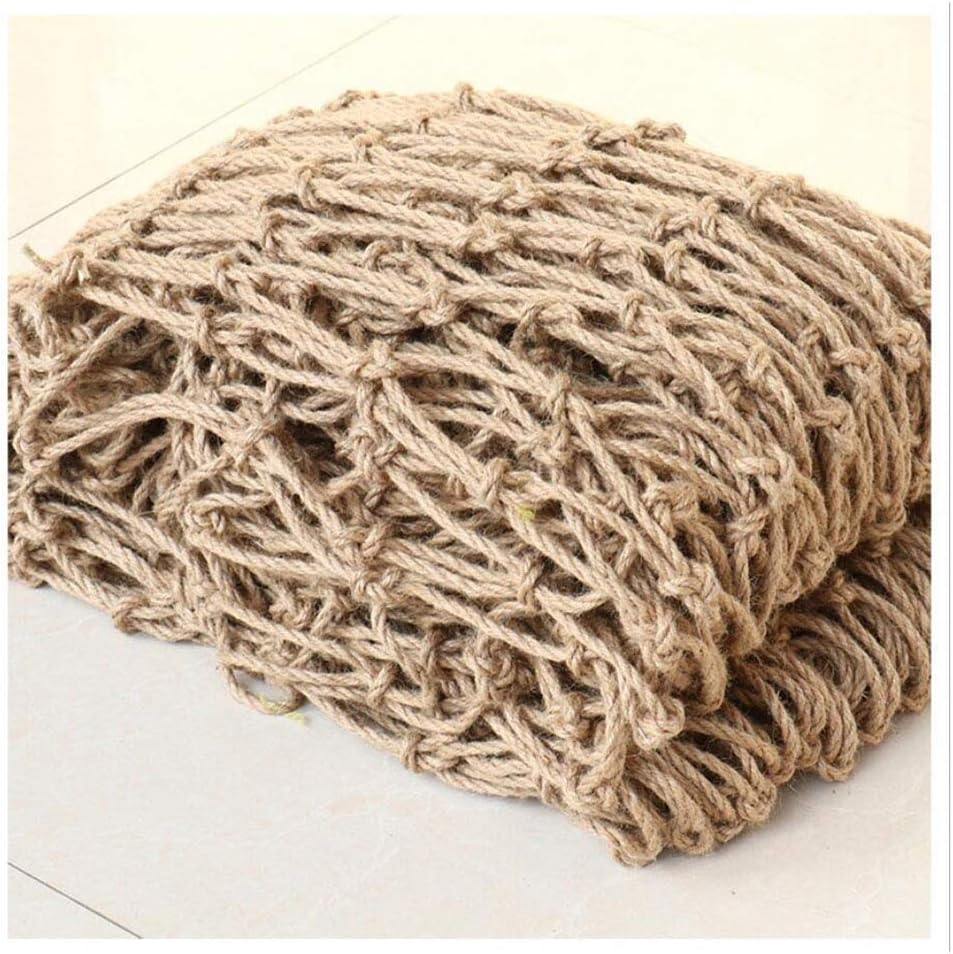 Ceiling Hemp Rope Netting Natural Jute Stair Railing Net Goods Net Safety Net Rope Protection
