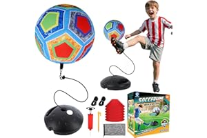 COUOMOXA Sports Soccer Toys for Kids: 2-in-1 Portable Soccer Toy with Rebound - Interactive Soccer Gift for 3 4 5 6 7 8-12 Year Old Boys Indoor Outdoor Backyard - Perfect Christmas Birthday Gifts for Kids 3-12