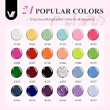 VANREESA 24 Colors Gel Nail Polish Set with 36W UV/LED Lamp Starter Kit view 2