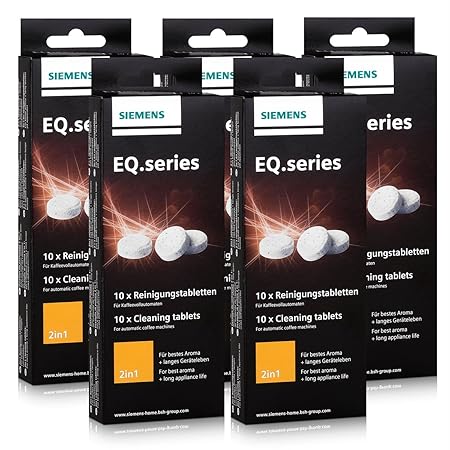 5x SIEMENS Reinigungstabletten (TZ80001)