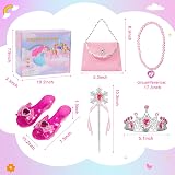 LOYO Princess Shoes Dress Up Set for Girls 3-6 Years Shoes Wands Jewellery view 2