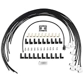 ACCEL 9001C Extreme 9000 8mm Spark Plug Wire Set White 90&deg; Ceramic Boots | Universal Cut-to-Fit V8 Wire Set, HEI or Socket, Ferro-Spiral Core, 500 Ohms/ft, 2000&deg; Ceramic Boots, 600&deg; Silicone Jacket