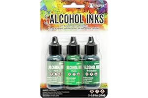 Ranger Tim Holtz - Alcohol Ink 3PKG, Mint/Green Spectrum