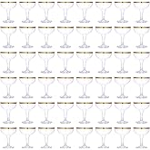 yptniginu 48 Pcs Champagne Tower Glasses Set, 5 oz Plastic Champagne Coupe Glasses With Gold Rim, Stackable & Shatterproof Disposable Stem Margarita for Wedding Birthday Party Bar (Clear, Gold Rim)