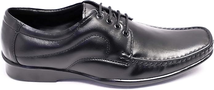 Buy Mocha Black Leather Shoe 5001 at Amazon.in