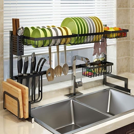 over sink dish rack amazon