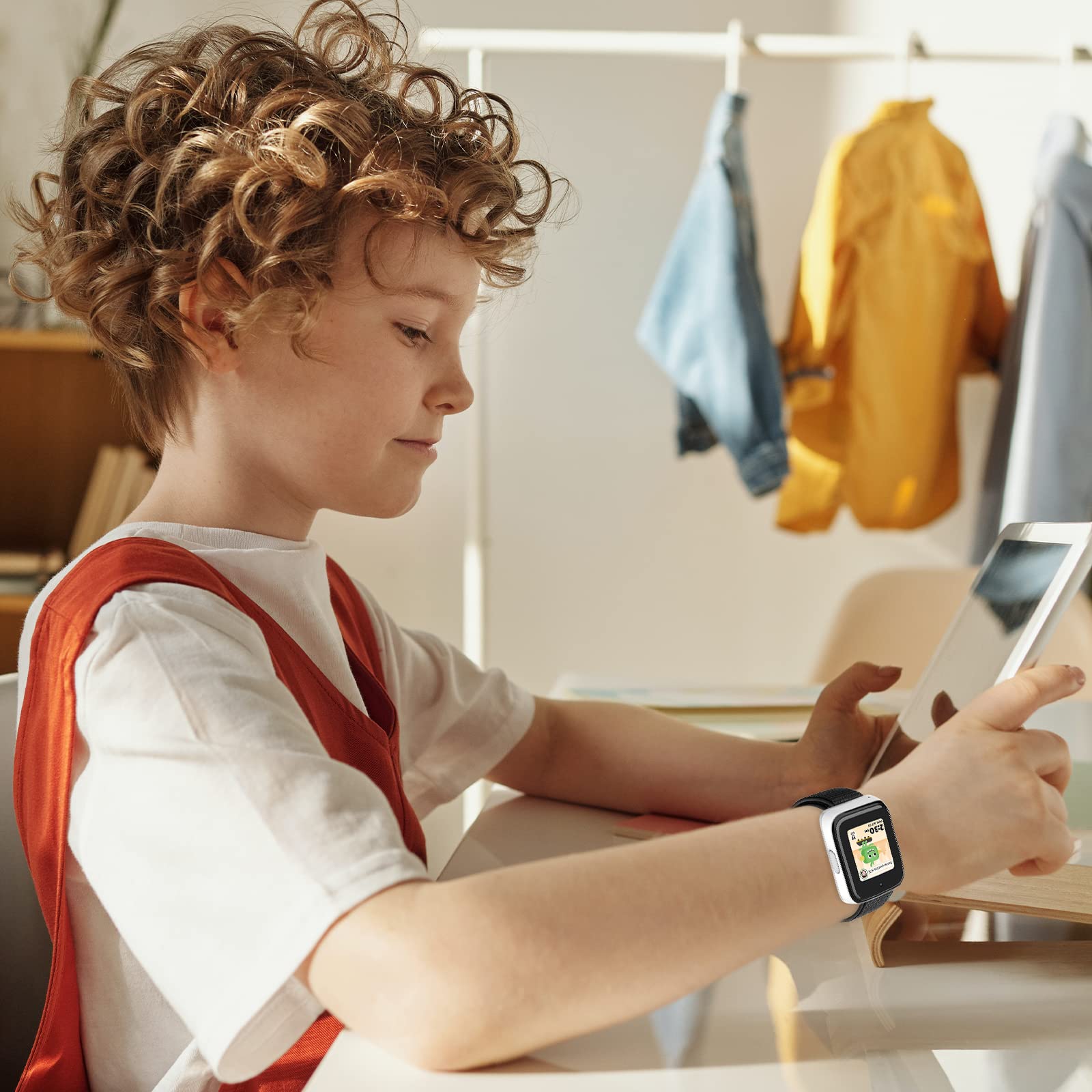 NewJourney Nylon Bands Compatible with SyncUP Kids Watch 2/1 Band, Breathable Hook&Loop Replacement Band for Boys Girls