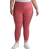 Terra & Sky Women's High Rise | Plus Size | Soft and Stretchy | Capri Legging
