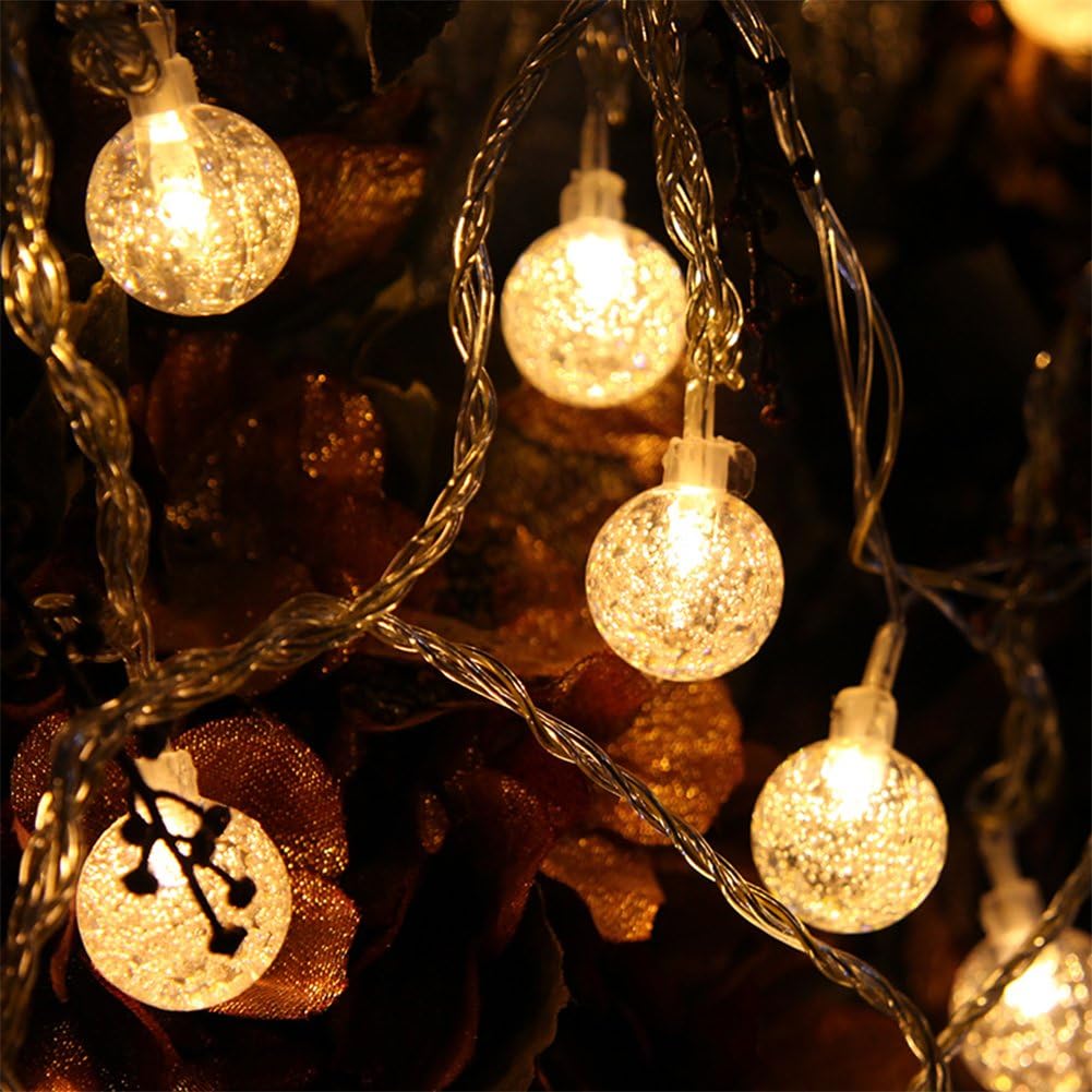 Fairy Lights, Globe String Lights 5M 40 LED 8 Modes Balls String Fairy