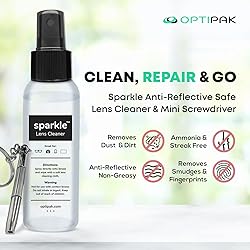 OPTIPAK Sparkle Anti-Reflective Safe Lens Cleaner