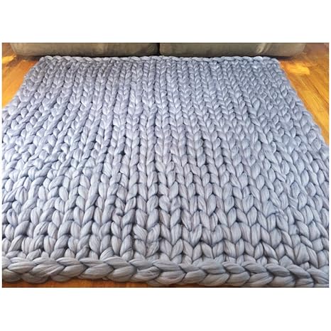 Amazon De Grobstrick Teppich Wolle Teppich Crochet Bereich