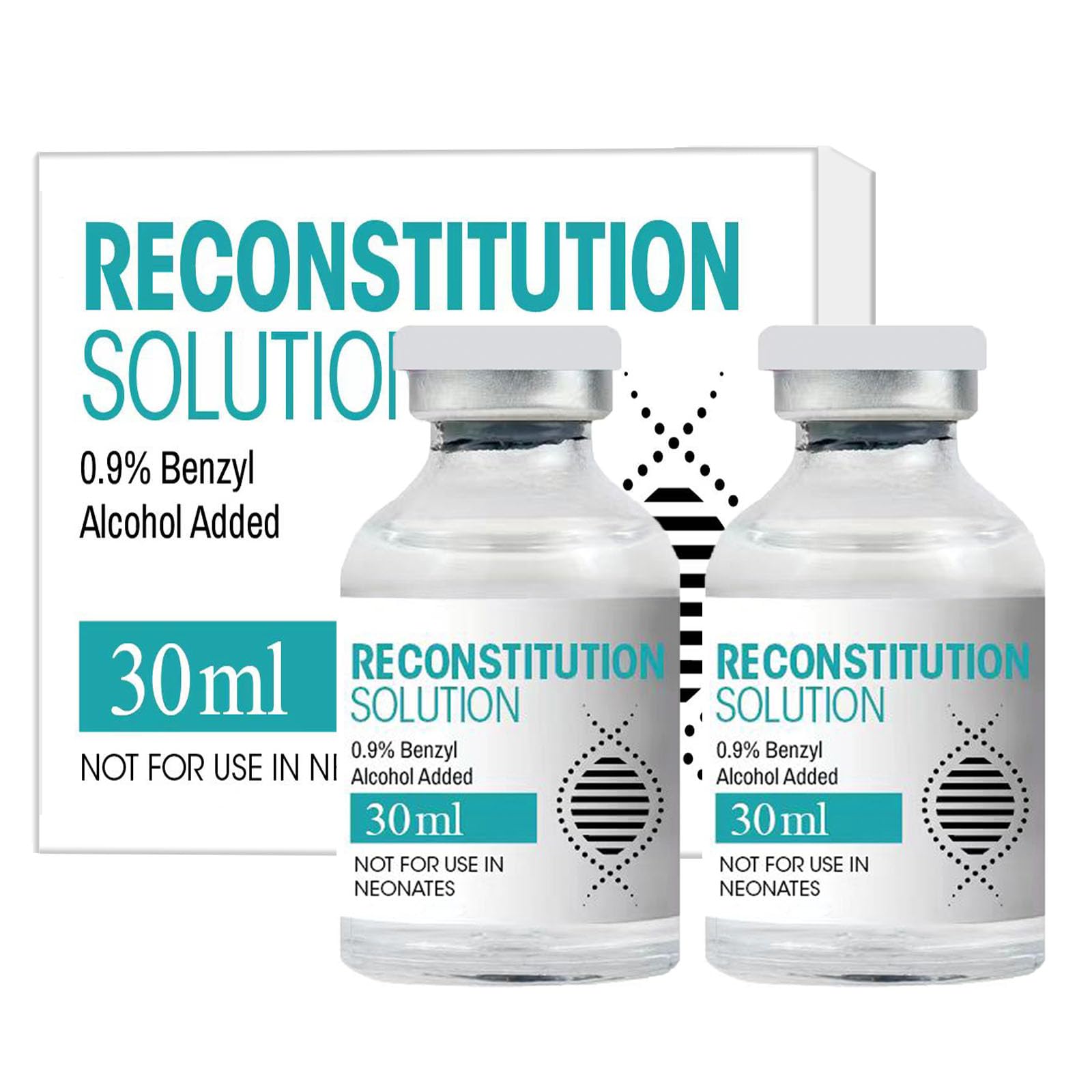 Photo 1 of 30 ml in Premium Glass Vials, 2 Pack