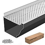 5" Gutter Guard,25 Pcs 100 Ft Heavy-Duty Aluminum