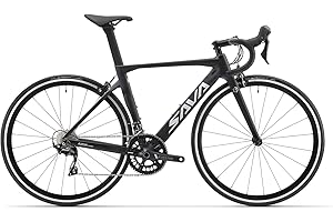 SAVADECK Carbon Road Bike, Windwar5.0 Carbon Fiber Frame 700C 25C Tire Racing Bicycle with Shimano 105 22 Speed Groupset Ultra-Light Bicycle for Men/Women