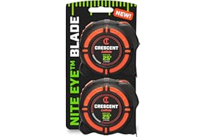 Crescent Lufkin 25 Ft. WORKHORSE NITE EYE Tape Measure | 2 Pack | L1125NESET2V
