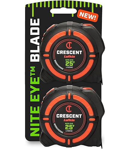 Crescent Lufkin 25 Ft. SHOCKFORCE NITE EYE Tape Measure
