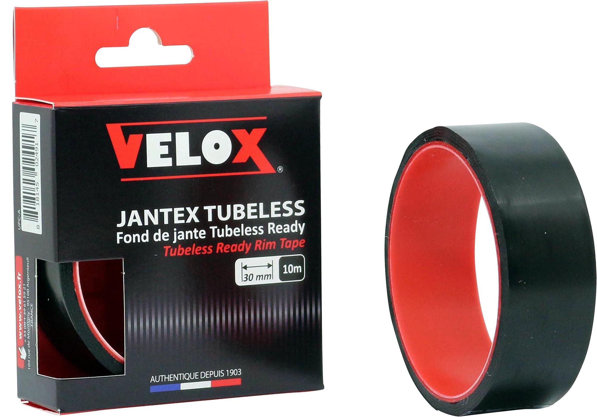 Velox Jantex Tubeless Rim Tape, Black, 30mm x 10 meters