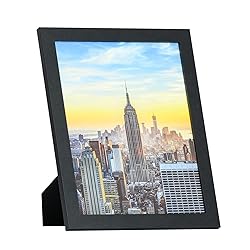 Frame Amo 10x13 Black Modern Picture Frame, 1 inch