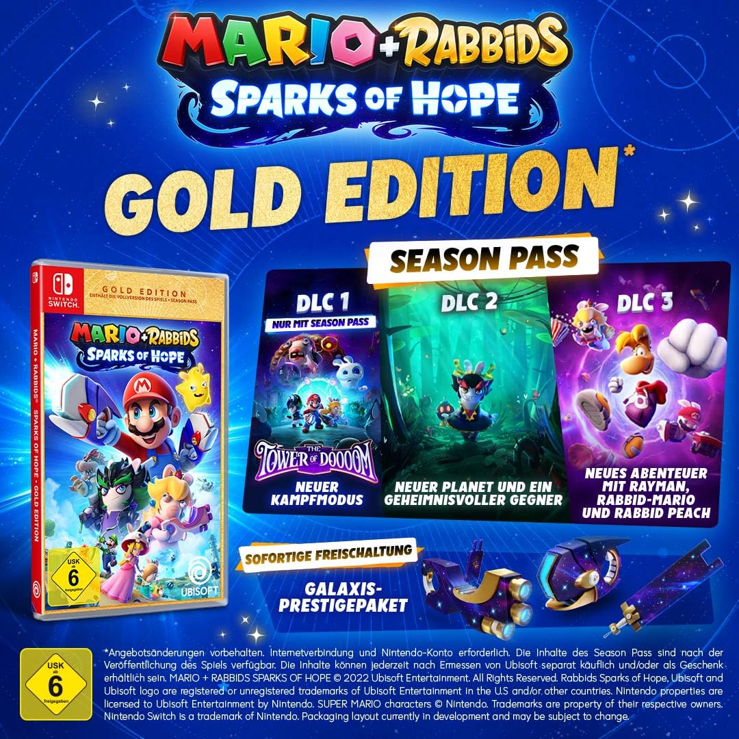 Mario + Rabbids Sparks of Hope - Gold Edition (Code in a box) - [Nintendo Switch] 3