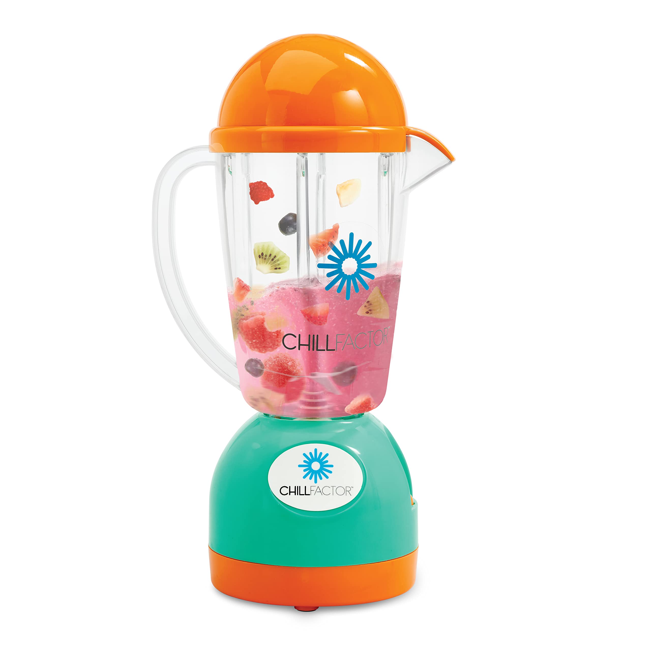 ChillFactor Smoothie Maker Real Kids Smoothie Maker with kid safe blender jug Children's kitchen toy for boys and girls