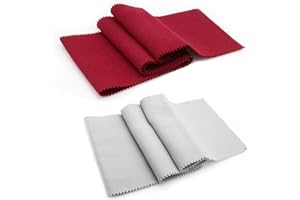 Soundspire 2Pack 88 Keys Piano Keyboard Dust Cover, Velvet Cloth Covers for Digital/Electric Pianos, Upright & Grand Pianos (Red & Gray Anti-Dust Protectors)