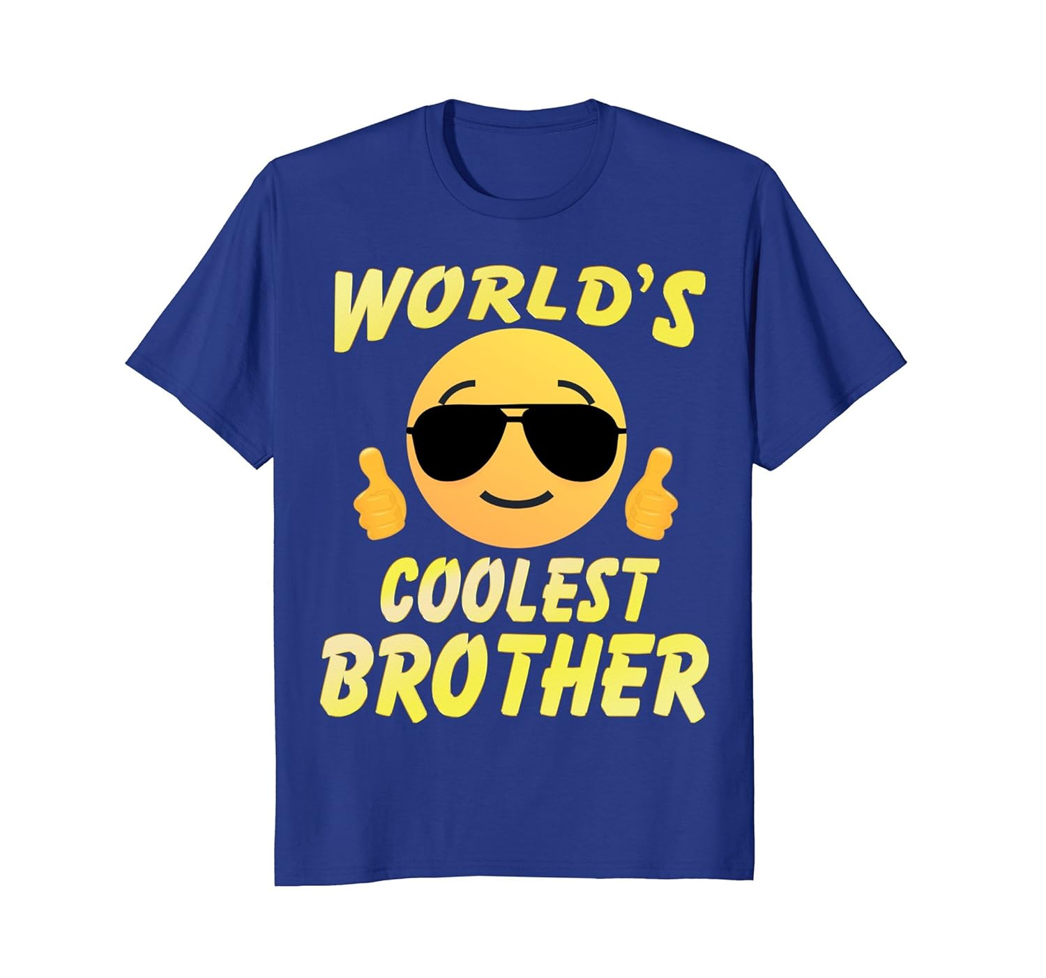 Cool Face Family T-shirt World's Coolest Brother Shirt- TPT