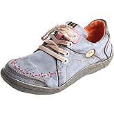 TMA EYES Hand Stitching Leather Women's Sneaker