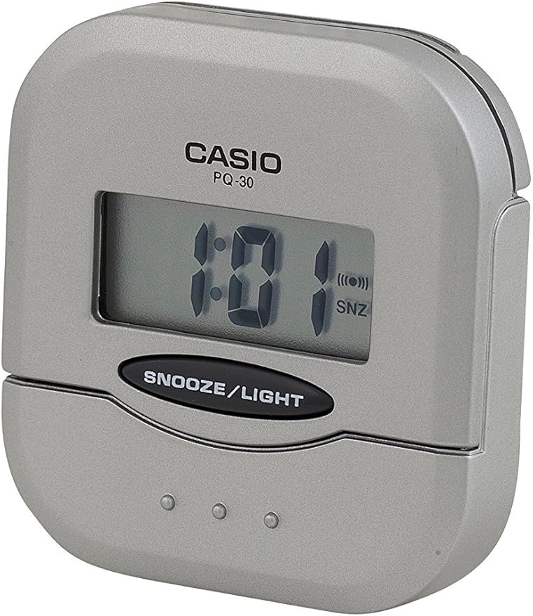 Casio PQ308DF Compact Digital Beep Alarm Clock Silver Amazon.ca