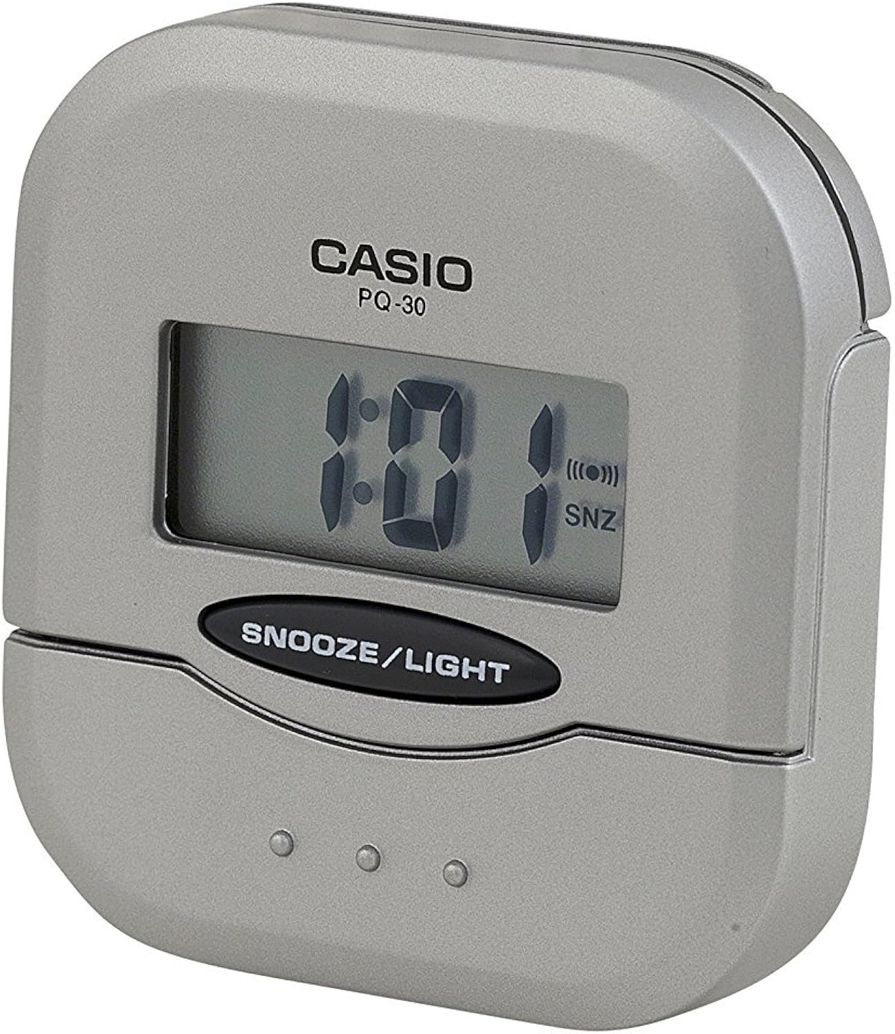 CASIO 10142 PQ308D Digital Alarm Clock Grey BigaMart