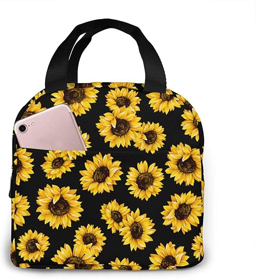 sunflower lunch bag