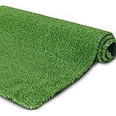 Petgrow Synthetic Artificial Grass Turf for Garden Backyard Patio Balcony,Drainage Holes & Rubber Backing, Indoor Outdoor Faux Grass Astro Rug Carpet,DIY Decorations 6 FTX 20FT, 0.4" Pile Height