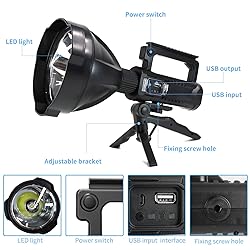 Foleto Rechargeable LED Spotlight Flashlights