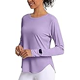 CHALLMOTI Women's Sun Shirts UPF 50+ Long Sleeve UV Protection Shirt Rash Guard Lightweight Quick Dry SPF Workout Hiking Tops